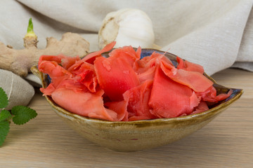 Marinated ginger
