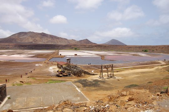 Les salines de Pedra Lume (Cap-Vert)