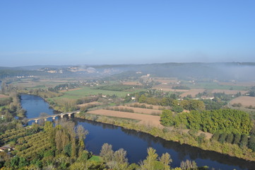 Fototapeta na wymiar Dordogne en automne