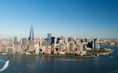 Obraz premium Aerial View of Manhattan, New York
