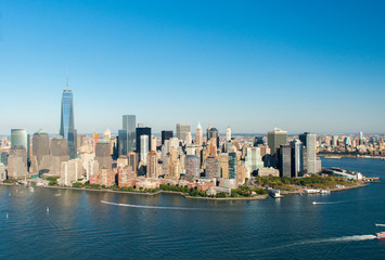 Obraz premium Aerial View of Manhattan, New York