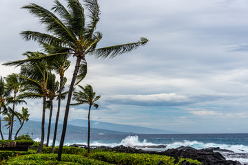 Storm in Hawaii ocean