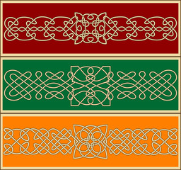 Celtic ornaments and patterns