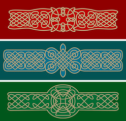 Celtic ornaments and patterns