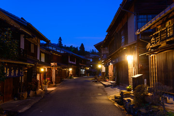 Tsumago-juku in Kiso, Nagano, Japan