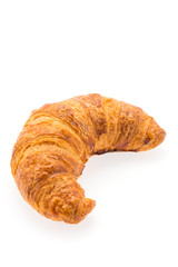Croissant isolated on white