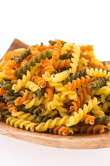 Pasta isolated on white background