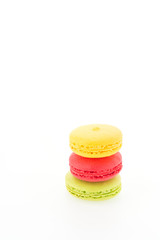 Macaroon isolated on white background