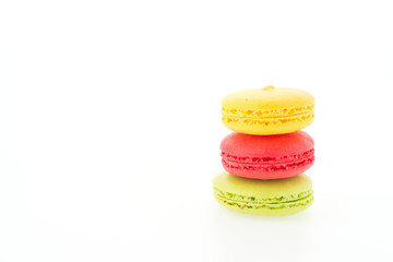 Macaroon isolated on white background