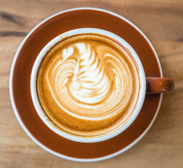 Latte coffee