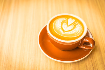 Latte coffee