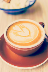 Latte coffee
