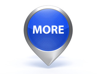 More pointer icon on white background