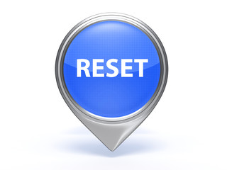 reset pointer icon on white background