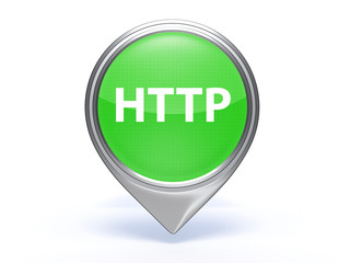 http pointer icon on white background