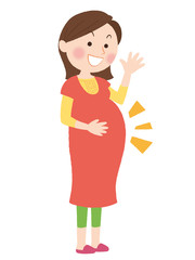 妊娠・出産_イラスト