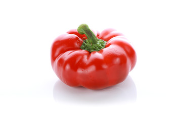 pepper on white background