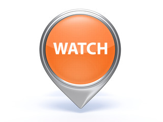 watch pointer icon on white background