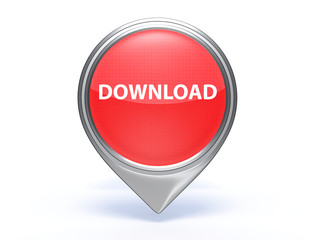 download pointer icon on white background