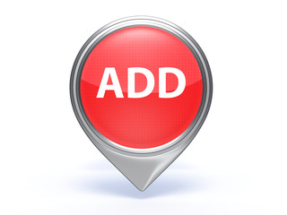 add pointer icon on white background