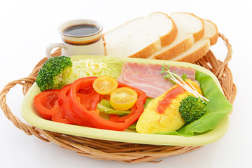 美味しそうな朝食