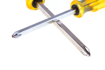 screwdriver tool isolated on white background