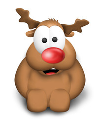 Reindeer Figure Christmas Look