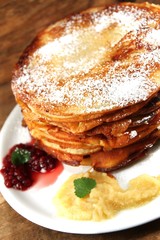 Eierkuchen zur Weihnachtszeit