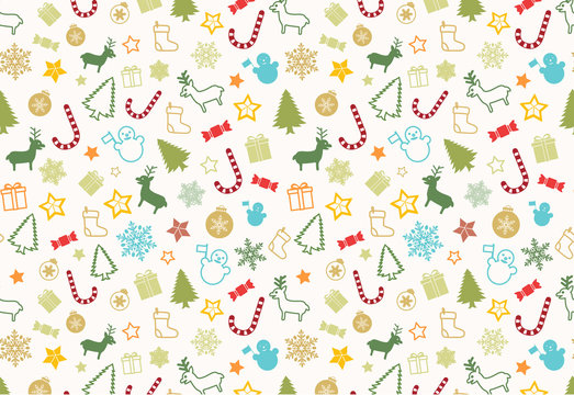 Christmass seamless pattern