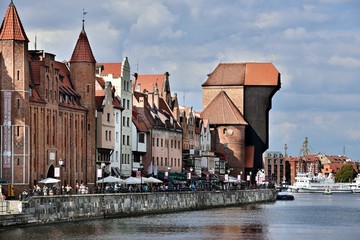 Naklejka premium Danzig mit dem Krantor