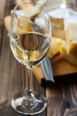Glass of white wine