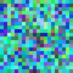 Background with squares of different colors. Raster.