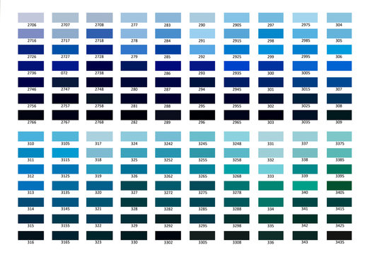 Blue Color Chart Shades Stock Illustrations – 364 Blue Color Chart Shades  Stock Illustrations, Vectors & Clipart - Dreamstime