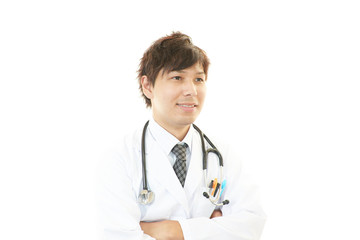 笑顔の医師