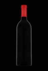 red wine and a bottle
