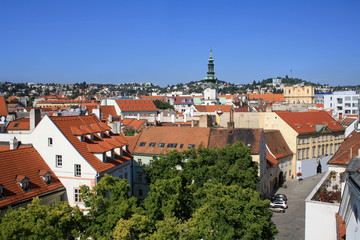 Obraz premium Over roofs of Bratislava