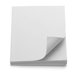 book notebook textbook white blank paper template