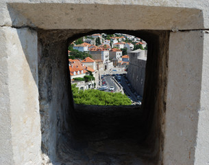 View from the city walls