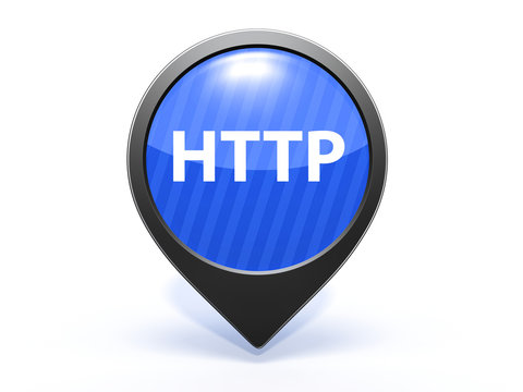 http pointer icon on white background