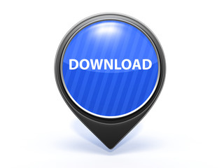 download pointer icon on white background