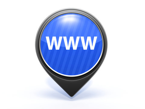 www pointer icon on white background