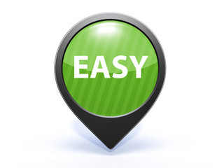 easy pointer icon on white background
