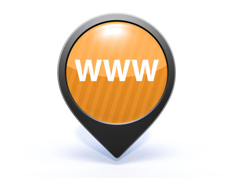 www pointer icon on white background