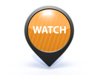 watch pointer icon on white background