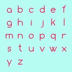 Alphabet letters