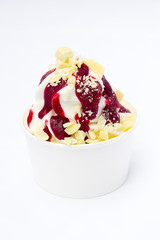 Frozen Yoghurt Himbeere