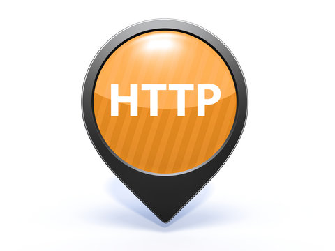 http pointer icon on white background