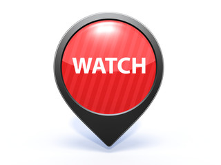 watch pointer icon on white background