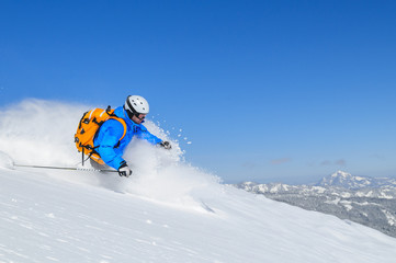 Skifahren mit Aussicht