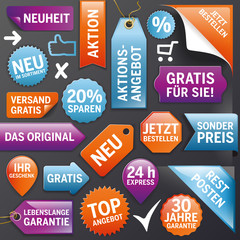 Vector Set Sticker+Badges Online Shop